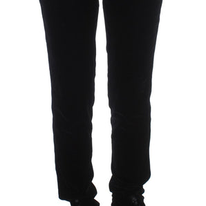 Ermanno Scervino Elegant Black Slim Fit Trousers