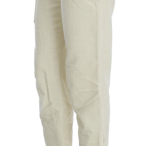 Ermanno Scervino Beige Capri Cropped Chic Pants