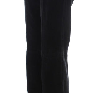 Ermanno Scervino Elegant Black Straight Fit Jeans