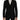 Dolce & Gabbana Elegant Black and Blue Silk Blend Blazer Set