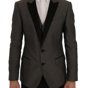 Dolce &amp; Gabbana Blazer de corte slim con estampado multicolor