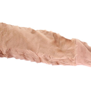 Dolce &amp; Gabbana Elegant Beige Suede Elbow-Length Gloves