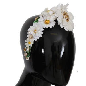 Dolce &amp; Gabbana Sunflower Crystal Luxury Headband