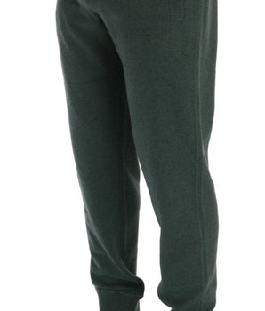 Dolce & Gabbana Elegant Green Cashmere Sport Pants Dolce & Gabbana 