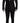 Dolce & Gabbana Black Polyester Formal 2 Piece MARTINI Suit