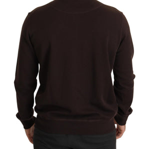 Dolce &amp; Gabbana Elegant Cashmere Zippered Pullover Sweater