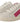 Dolce & Gabbana White Pink Leather Low Top Sneakers Womens Shoes
