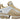 Dolce & Gabbana Elegant White and Gold Leather Sneakers