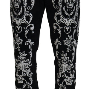 Dolce & Gabbana Baroque Patterned Casual Sweatpants