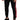 Dolce &amp; Gabbana Elegante pantalón deportivo negro con detalle rojo