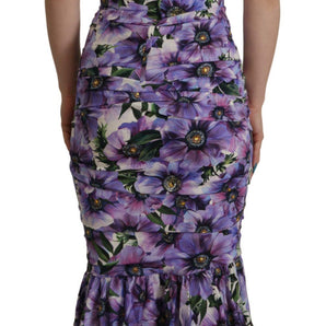 Dolce & Gabbana Floral Elegance Midi Sheath Dress