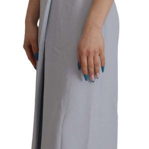 Dolce &amp; Gabbana Elegant Light Blue A-line Dress