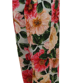 Dolce &amp; Gabbana Exquisitos pantalones de cintura alta de seda