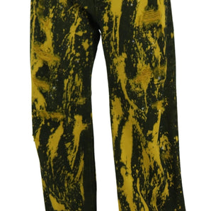 Dolce &amp; Gabbana Sunshine Yellow High Waist Denim