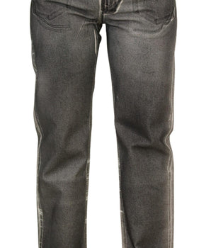 Dolce &amp; Gabbana Elegancia vaquera gris de cintura alta