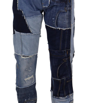 Dolce &amp; Gabbana Vaqueros pitillo de alta costura con cintura alta