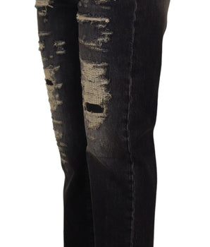 Dolce &amp; Gabbana Vaqueros pitillo elegantes de cintura alta