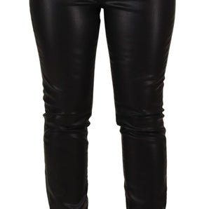 Dolce & Gabbana Chic High Waist Skinny Black Pants