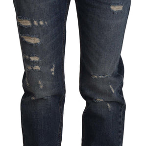 Dolce &amp; Gabbana Vaqueros chic de denim con corte boyfriend y talle medio