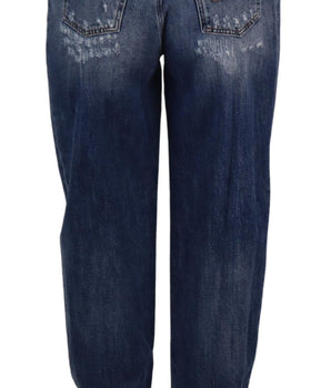 Dolce &amp; Gabbana Vaqueros pitillo de cintura alta - Chic Blue Washed