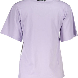 Cavalli Class Purple Cotton Women T-Shirt