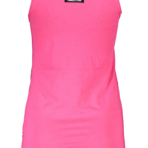 Cavalli Class Pink Cotton Women Top