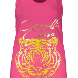 Cavalli Class Pink Cotton Women Top