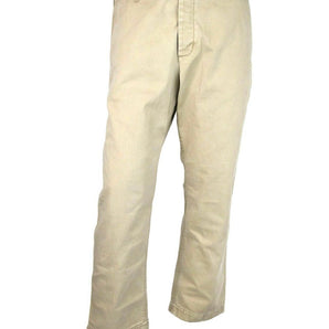 Light Brown Washed Cotton Pant Gucci Print