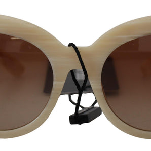 Gafas de sol de mujer Dolce &amp; Gabbana Beige Chic de acetato