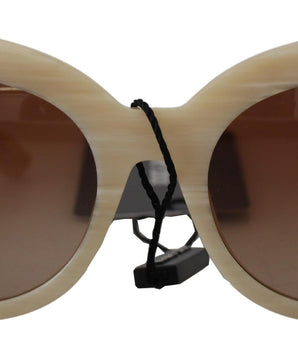 Dolce & Gabbana Beige Acetate Full Rim Brown Lense DG4294 Sunglasses