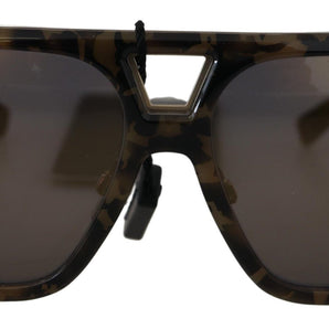 Dolce &amp; Gabbana Chic Aviator Gafas de sol marrones espejadas