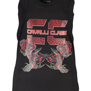 Cavalli Class Black Cotton Women Top