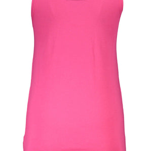 Cavalli Class Pink Cotton Women Tank Top