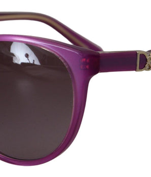 Dolce &amp; Gabbana Chic gafas de sol redondas de acetato morado