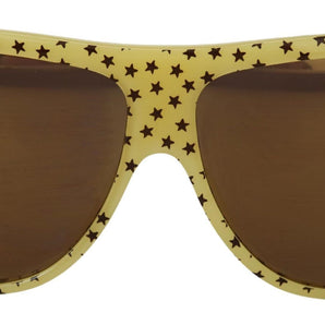 Dolce &amp; Gabbana Gafas de sol cuadradas Stellar Chic en amarillo