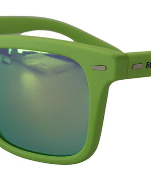 Dolce & Gabbana Green Rubber Full Rim Frame Shades DG6095 Acid Sunglasses