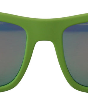 Dolce & Gabbana Green Rubber Full Rim Frame Shades DG6095 Acid Sunglasses