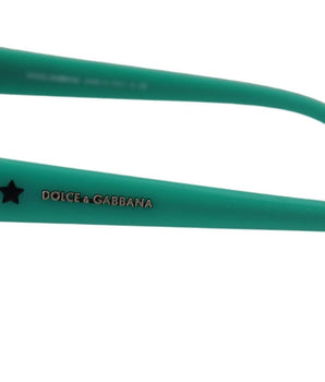 Dolce &amp; Gabbana Green Stars Acetate Square Shades DG4124 Sunglasses