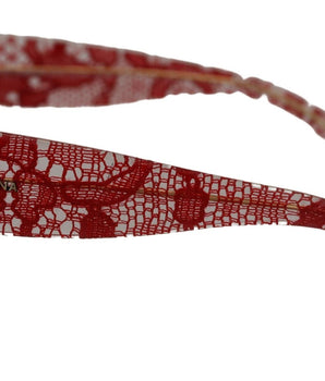 Dolce & Gabbana Red Lace Acetate Rectangle Shades  DG4231F  Sunglasses