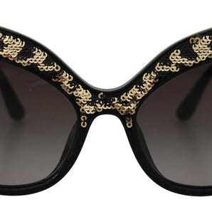 Dolce &amp; Gabbana Gafas de sol polarizadas con lentejuelas y mariposas