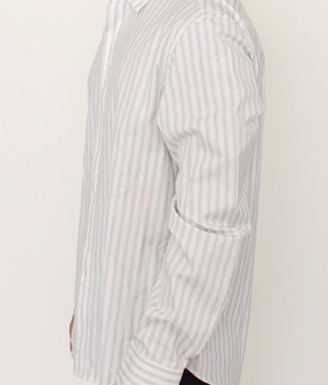 Ermanno Scervino Elegant Striped Cotton Casual Shirt Ermanno Scervino 
