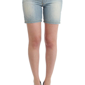 Chic Blue Denim Shorts - Ermanno Scervino