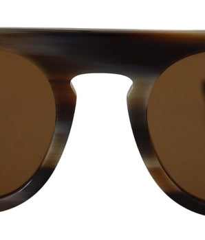 Dolce & Gabbana Brown Tortoise Oval Full Rim Eyewear DG4306 Sunglasses