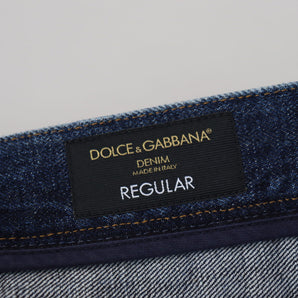 Dolce &amp; Gabbana Vaqueros elegantes con lavado azul y corte regular