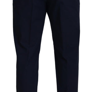 Dolce &amp; Gabbana Chinos elegantes de corte slim en azul