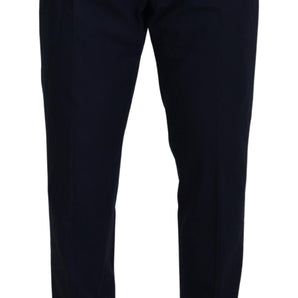 Dolce &amp; Gabbana Chic Slim Fit Chinos in Blue