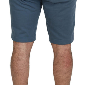 Dolce &amp; Gabbana Bermudas azules elegantes - Corte regular