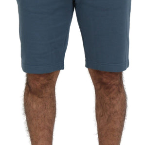 Dolce &amp; Gabbana Bermudas azules elegantes - Corte regular