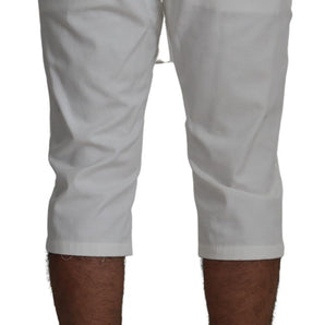 Dolce & Gabbana Elegant White Chino Shorts