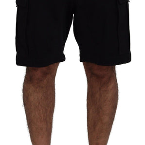 Dolce &amp; Gabbana Elevate Your Summer: Classic Black Bermuda Shorts